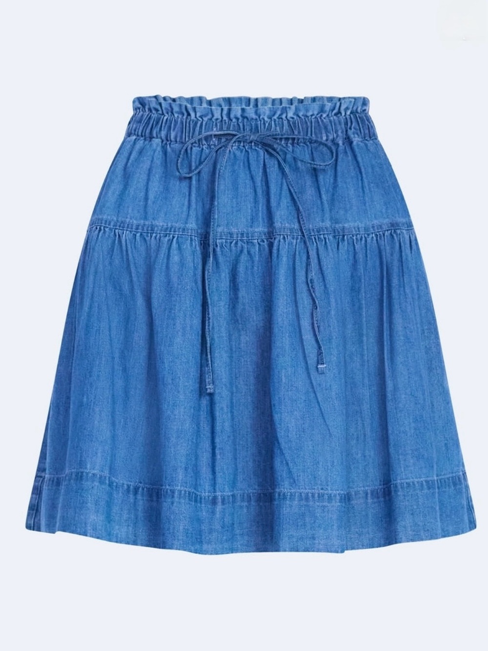 Free Assembly Blue Denim Mini Skirt - Picture 5 of 6